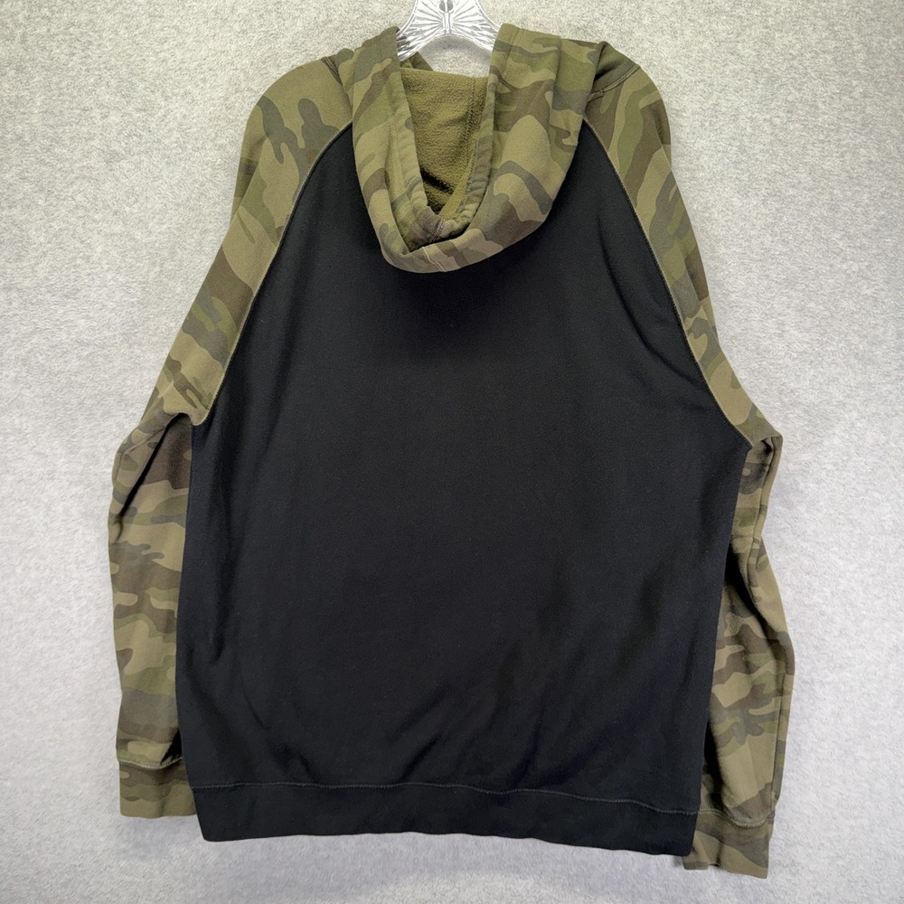 Rogue Hoodie Mens XL Black Camo Raglan Fleece Pullover Sweatshirt Gym CrossFit - Picture 5 of 5